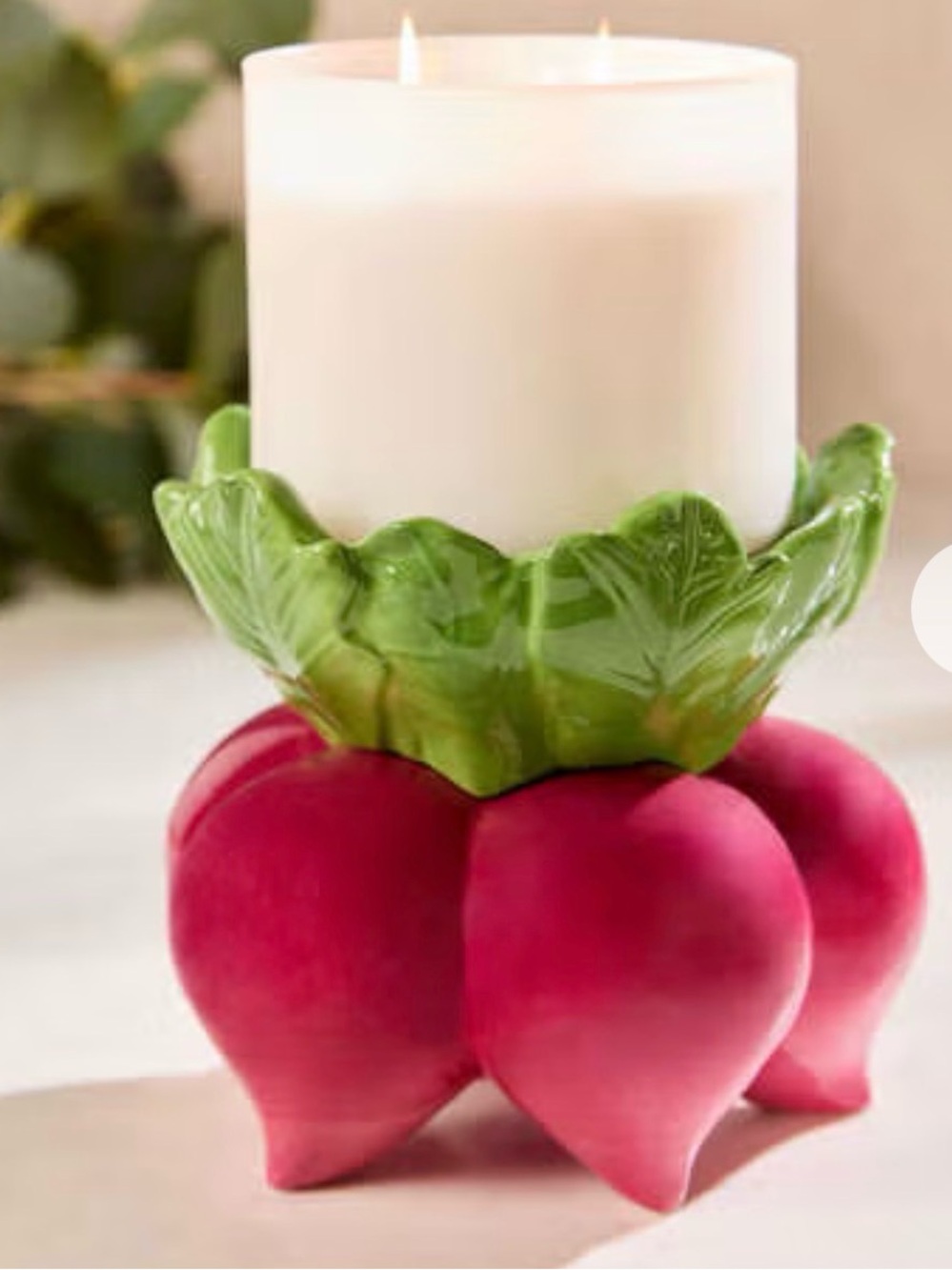 Bath & Body Works Beet Pedestal 3-Wick Candle Holder